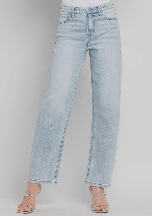 Light Wash Barrel Jean by Vervet