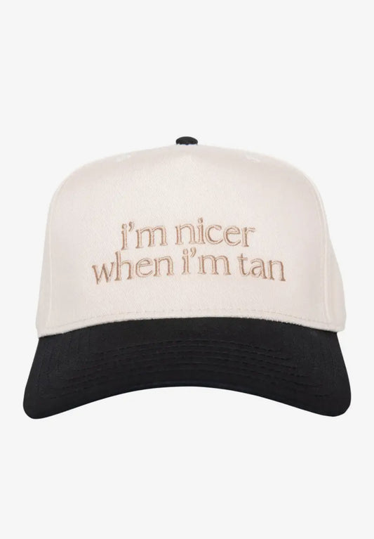 Nicer when I’m tan trucker hat
