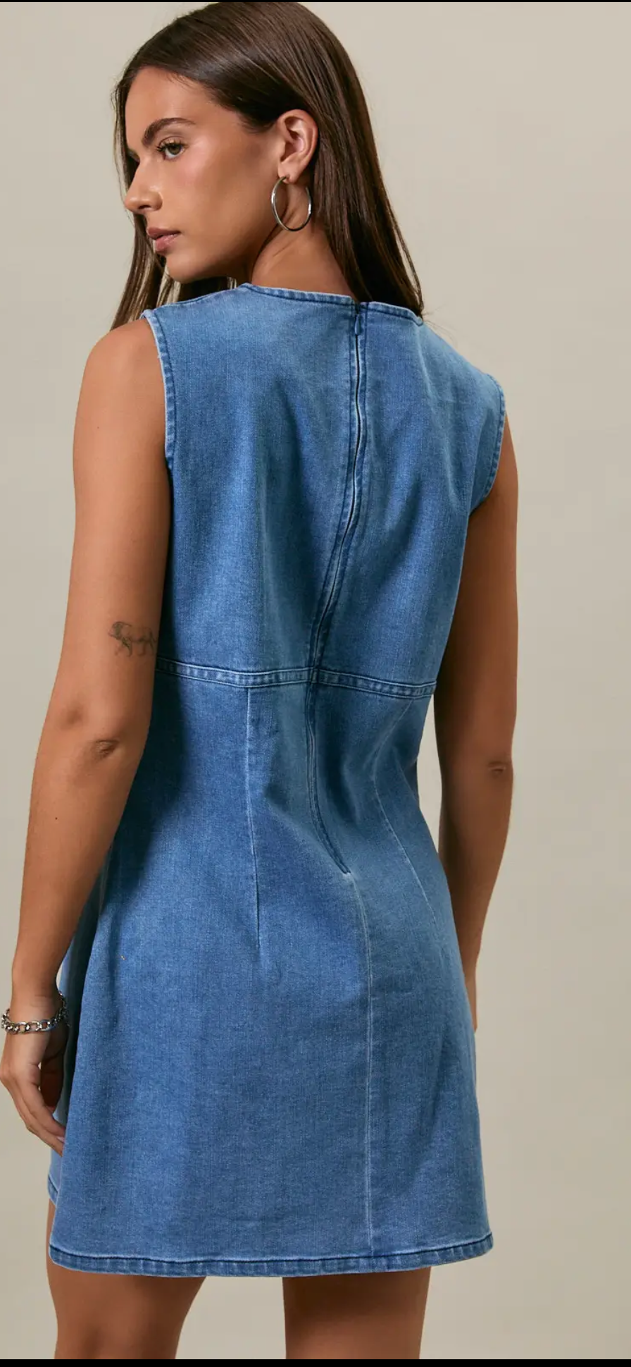 Denim Tie Dress